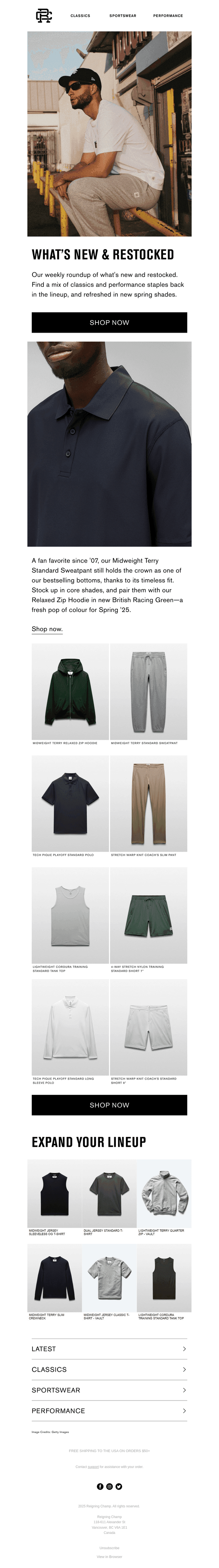 What’s New & Restocked