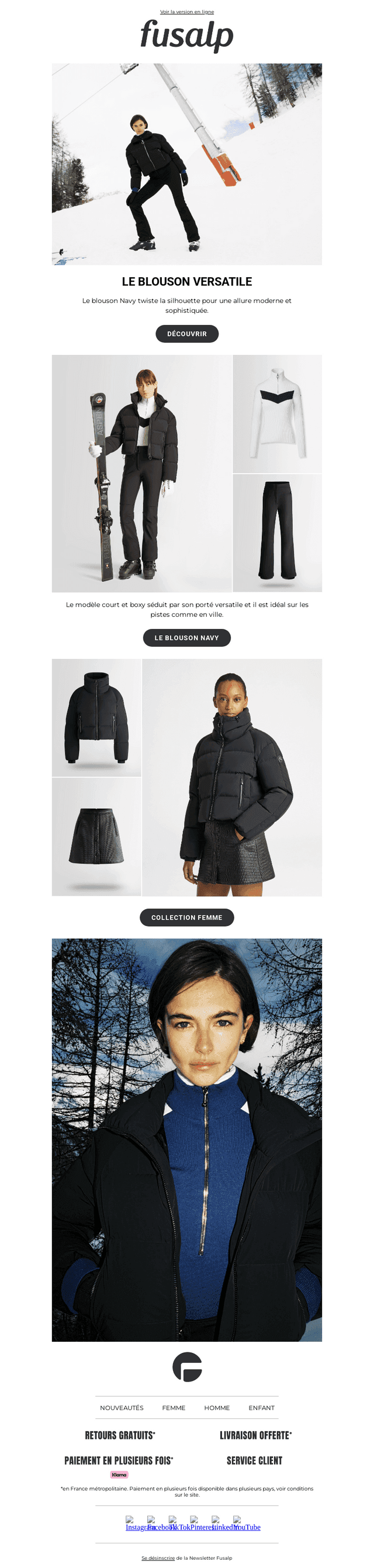 Focus : le blouson Navy