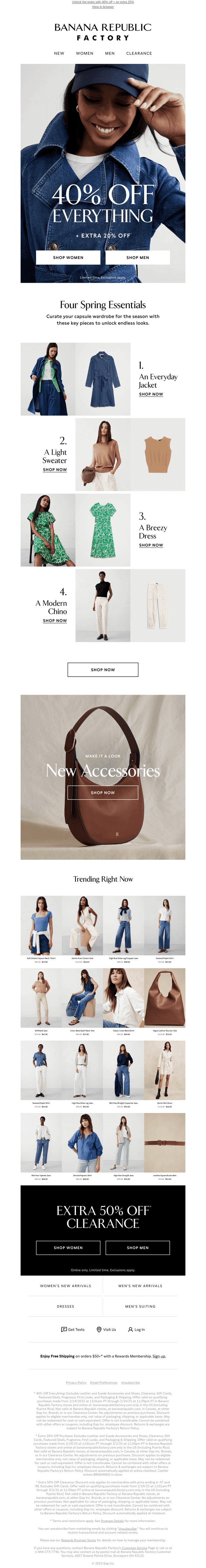 Four essentials for your spring wardrobe