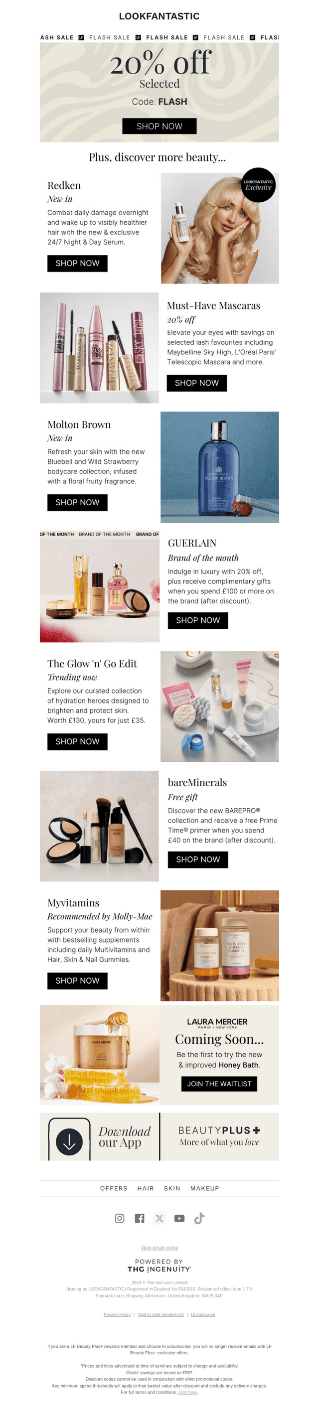 20% Off Flash Sale