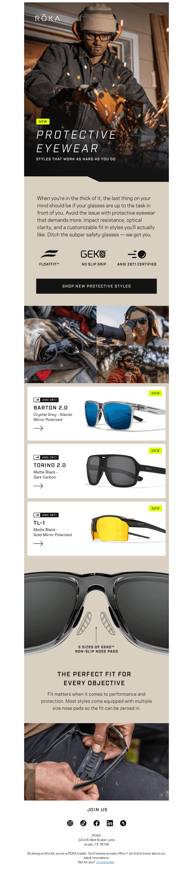 Ditch the boring safety glasses.
