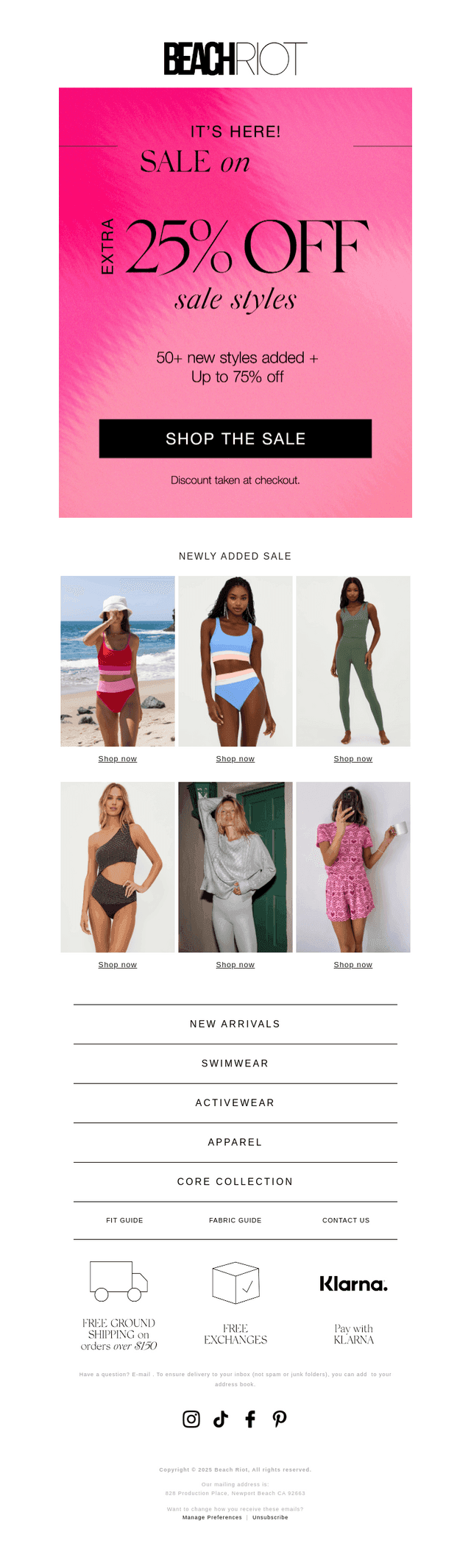 It's On! EXTRA 25% OFF  🎉
