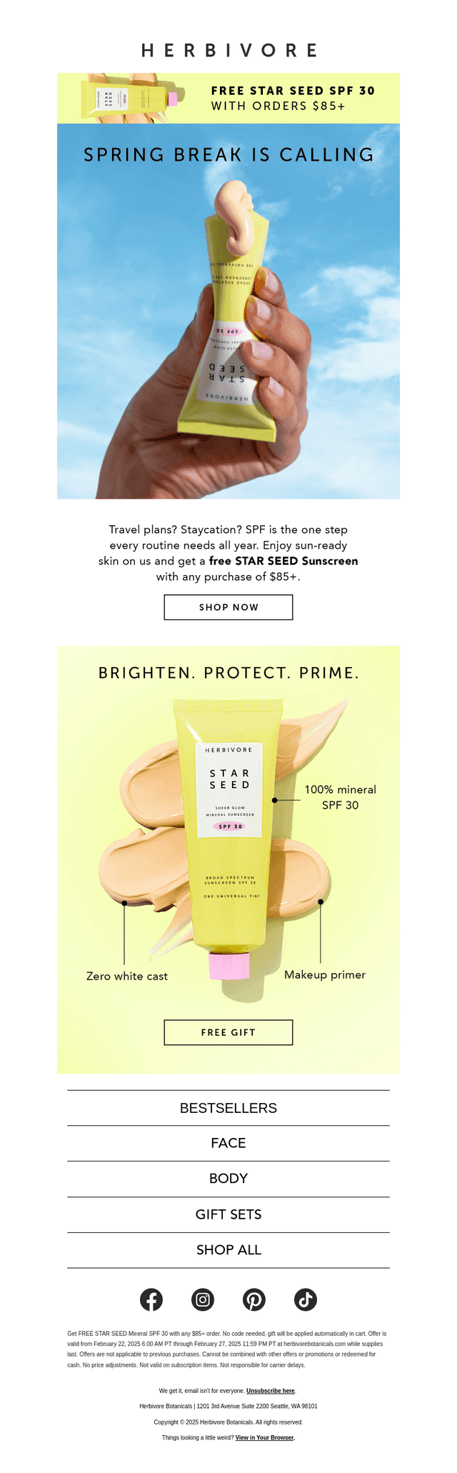 Free full-size gift inside ☀️