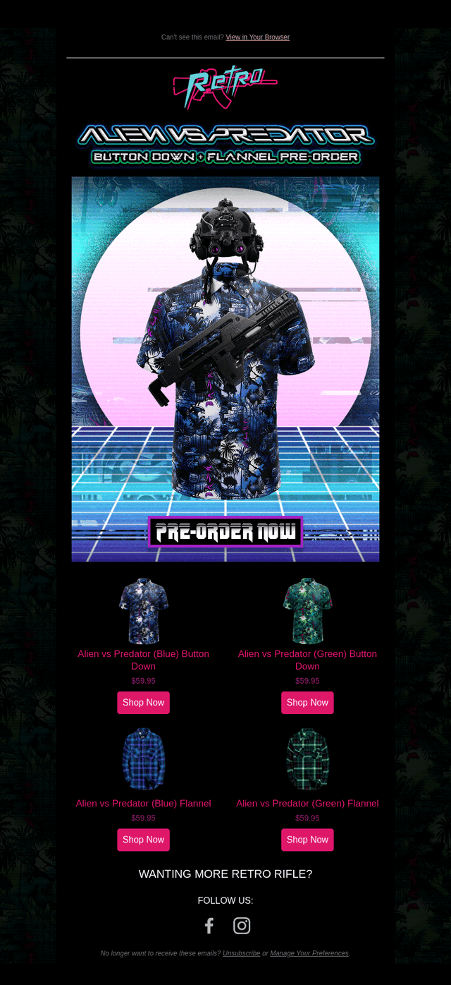 LIMITED QUANTITY PRE-ORDER: Alien vs Predator