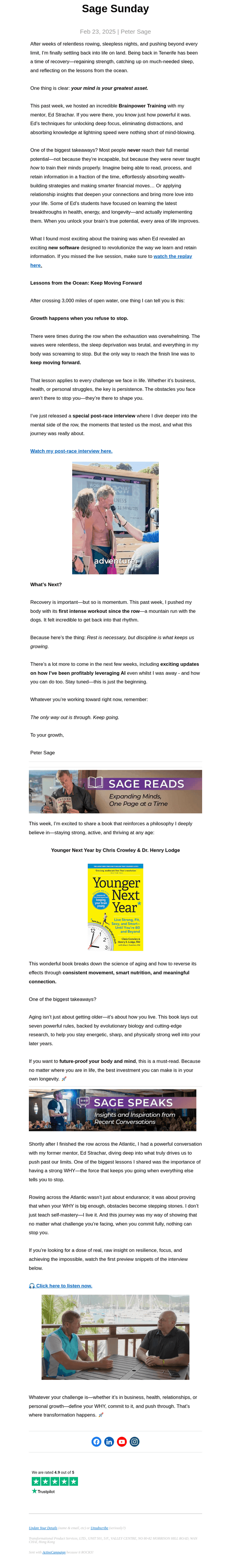 Sage Sunday: Train Your Mind, Transform Your Life