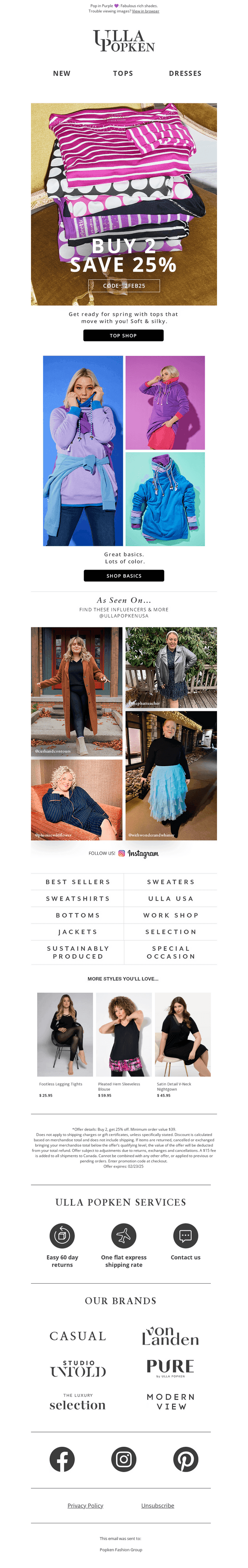 Slinky, Silky, Stretchy: Spring Tops Are Here!