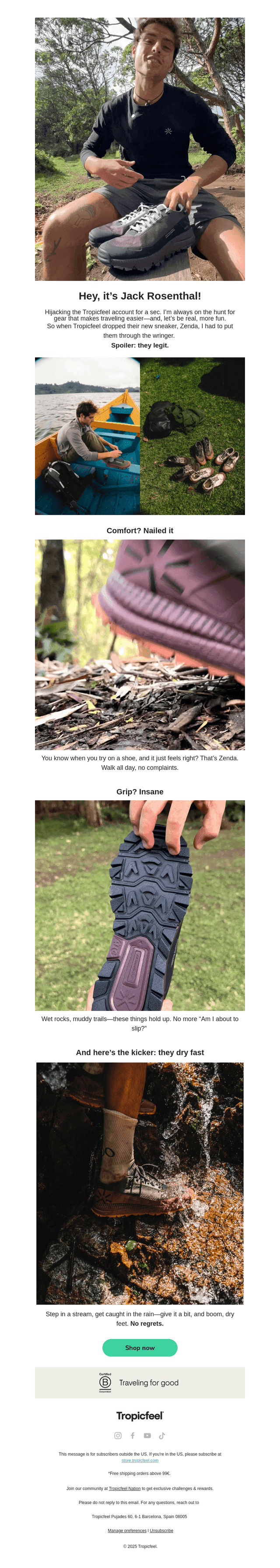 This sneaker caught me by surprise…