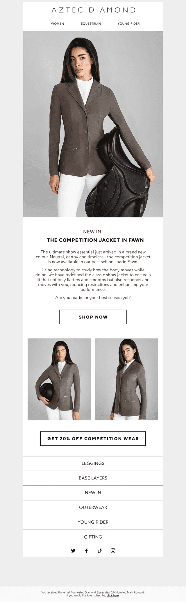 NEW: The Competition Jacket in Fawn
