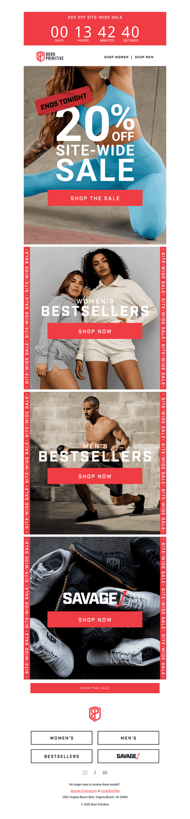 TIME’S RUNNING OUT | 20% OFF SITEWIDE
