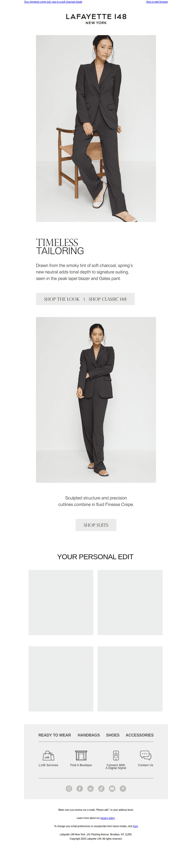 Classic Tailoring, New Color