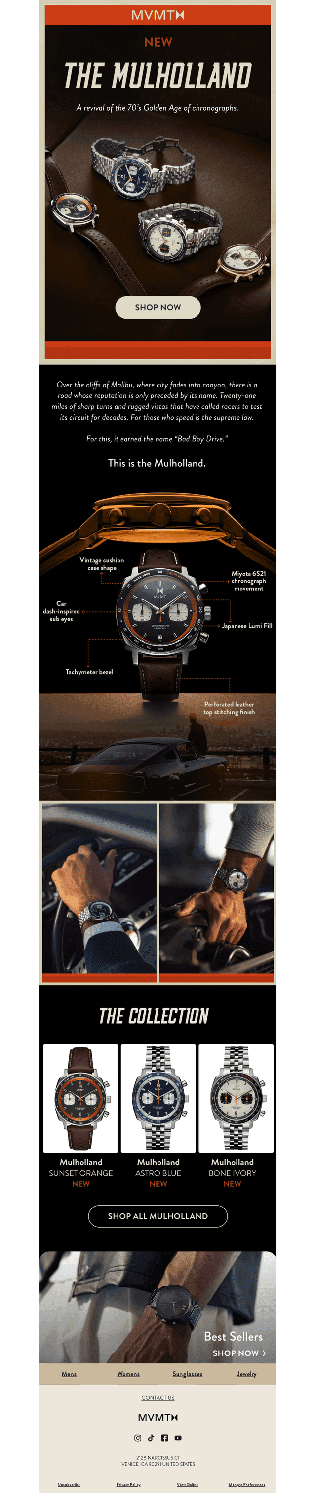 JUST DROPPED: Mulholland Collection