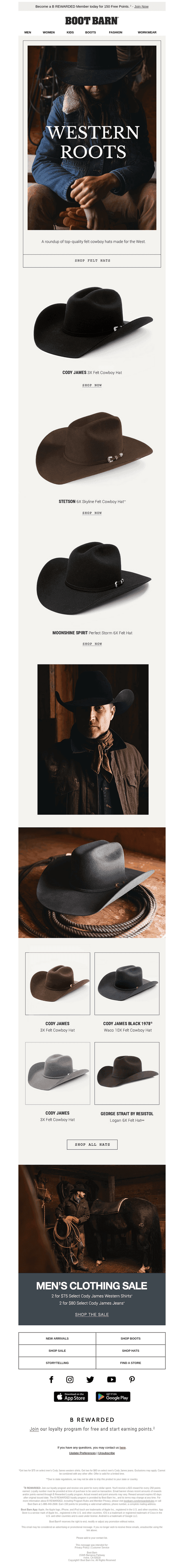 Classic Felt Cowboy Hats
