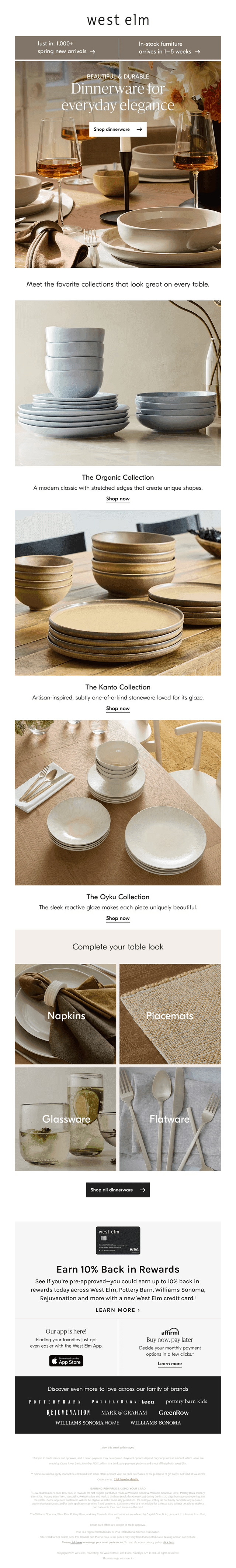 For dinner parties & daily meals