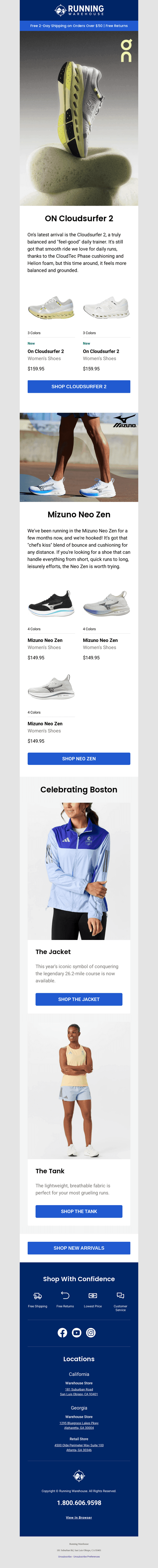 New Arrivals from On, Mizuno & More