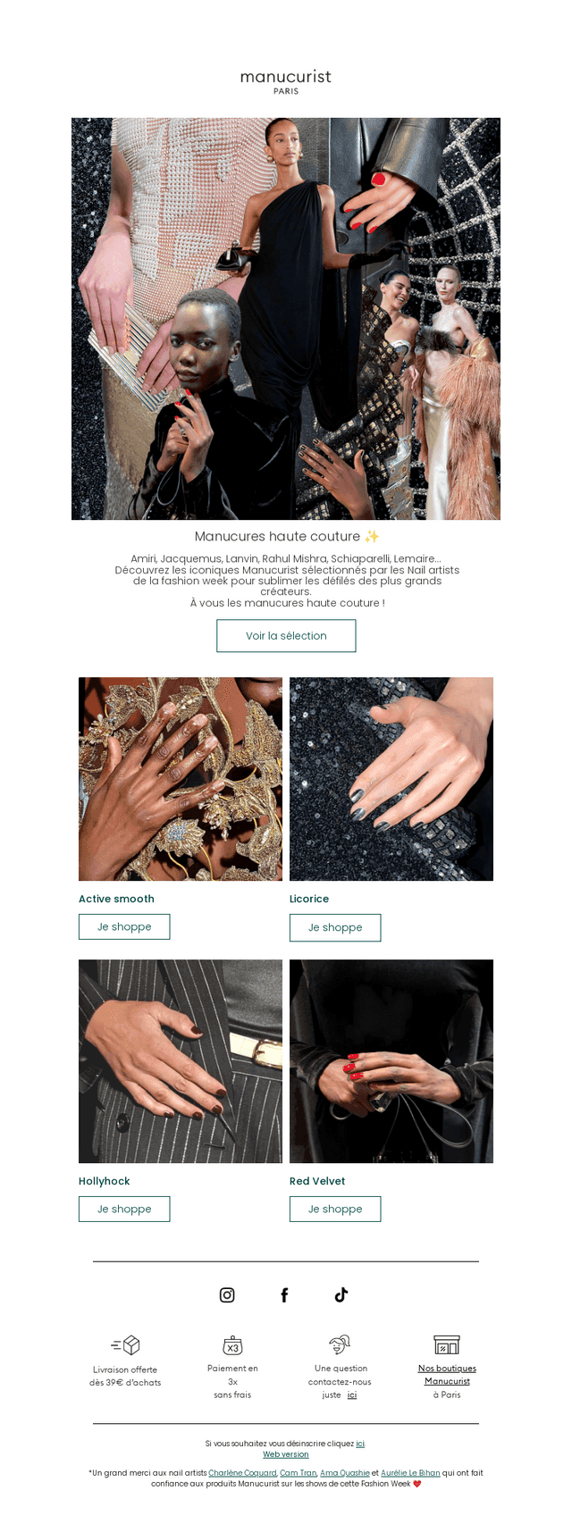 Manucures haute couture !