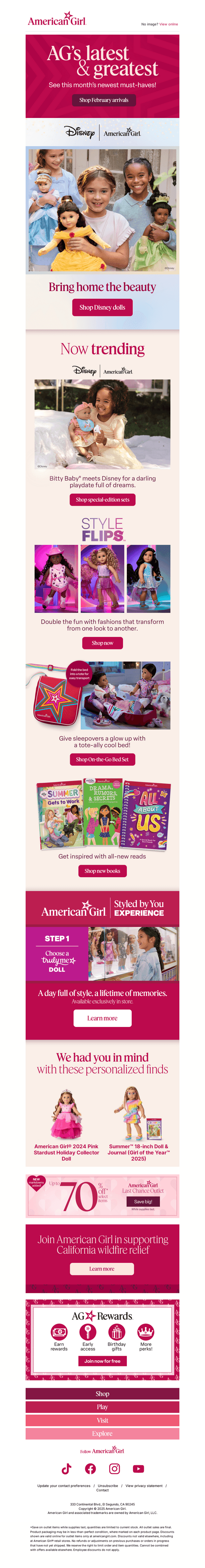 FAB February arrivals