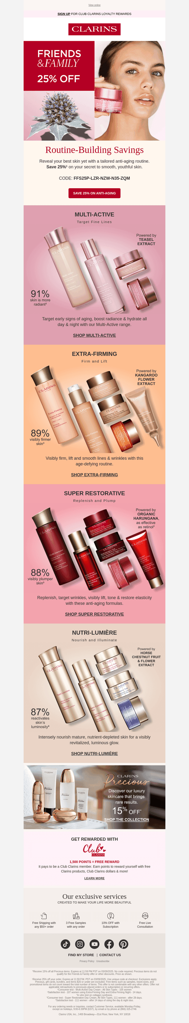 25% OFF Your Anti-Aging Heroes