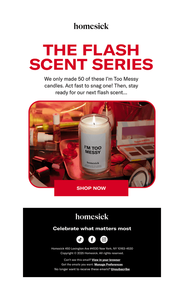 The Flash Scent Series: “I’m Too Messy”