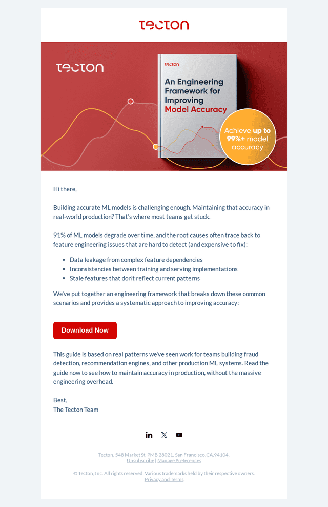 Achieve up to 99%+ model accuracy [New ebook]