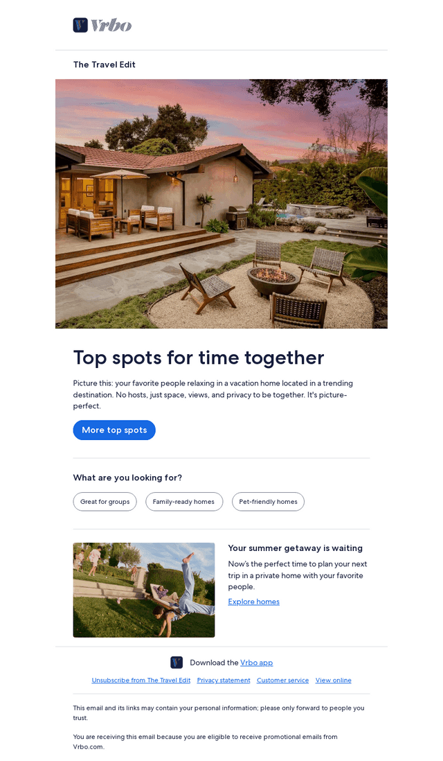 Popular places to be together