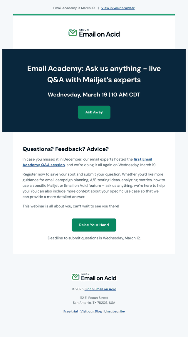 Questions? We’ve got answers.
