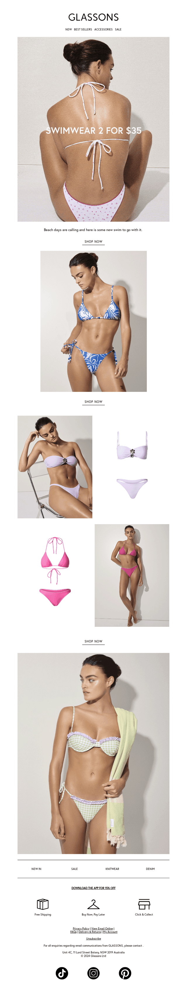 SUNSEEKER | New In Swim