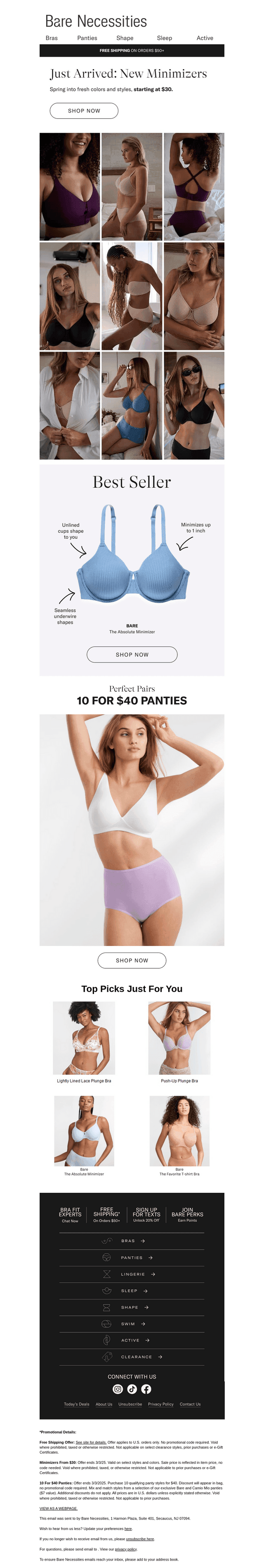 Just Arrived: New Minimizers Starting At $30