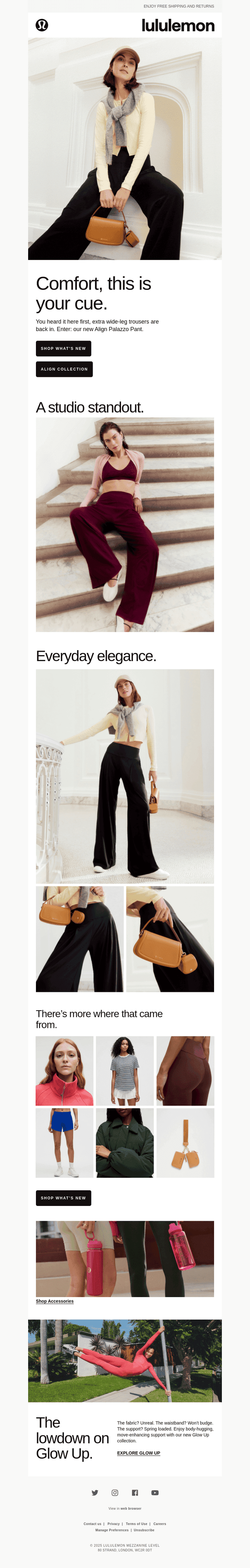 Introducing: the Align Palazzo Pant.