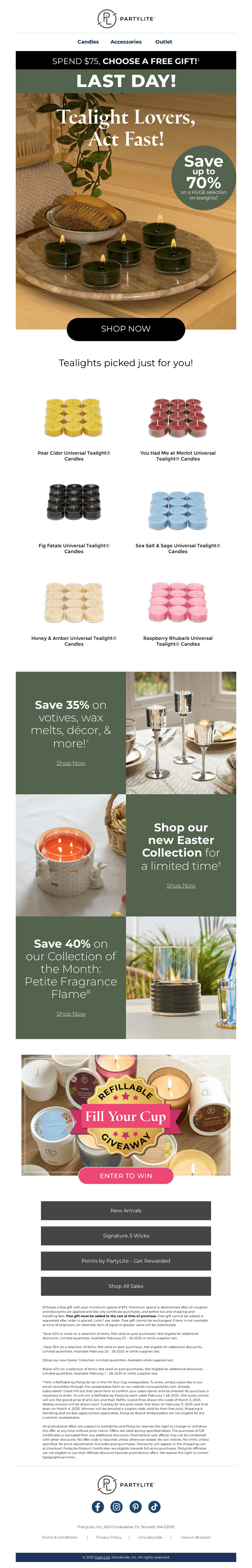 ⏰ Act Fast! Save up to 70% off tealights