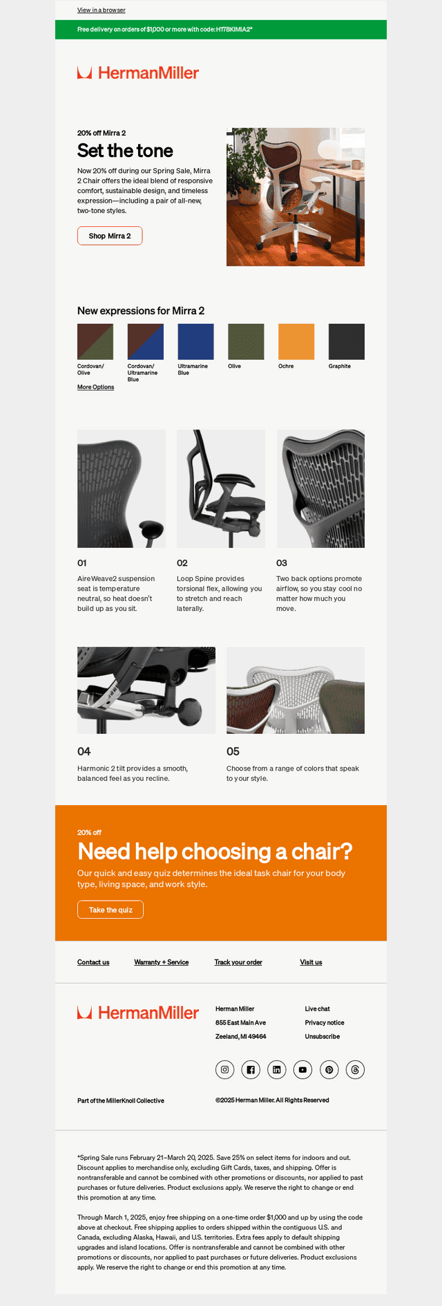 Save 20% on new Mirra 2 expressions