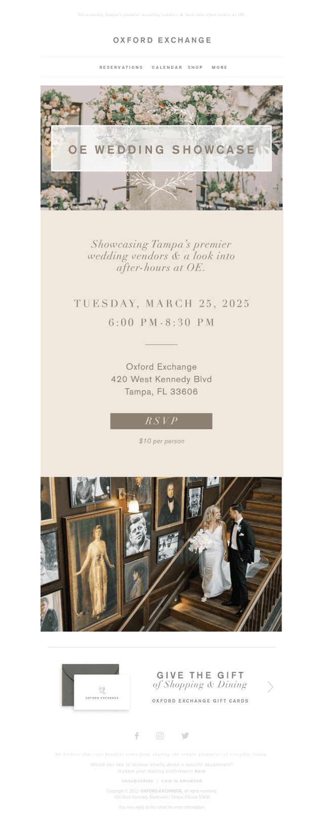 Oxford Exchange email from Wed, Feb 26, 2025