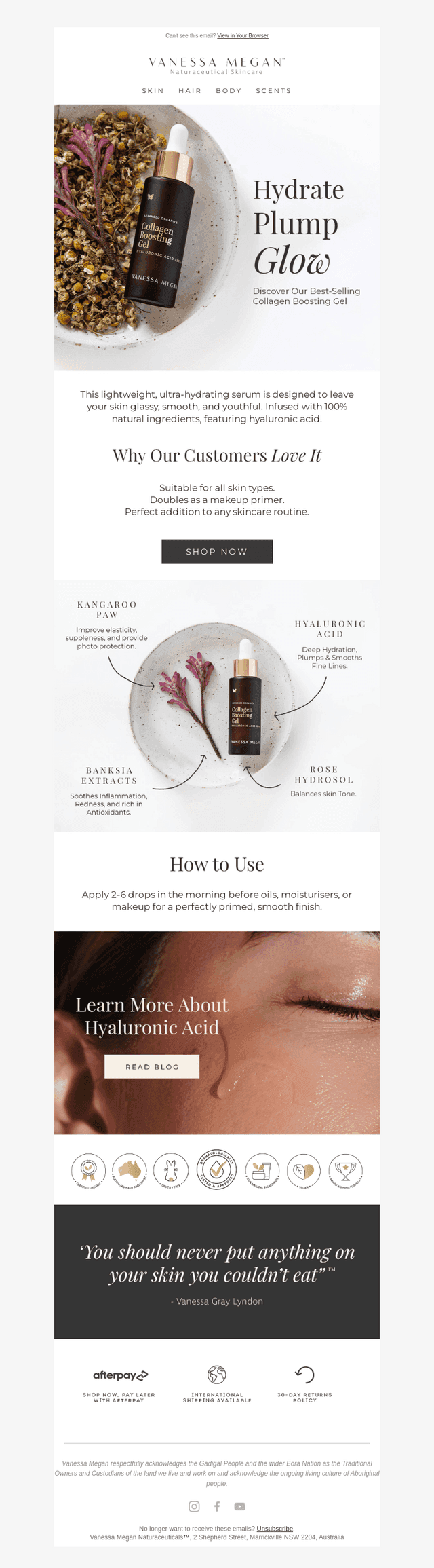 Hydrate, Plump and Glow