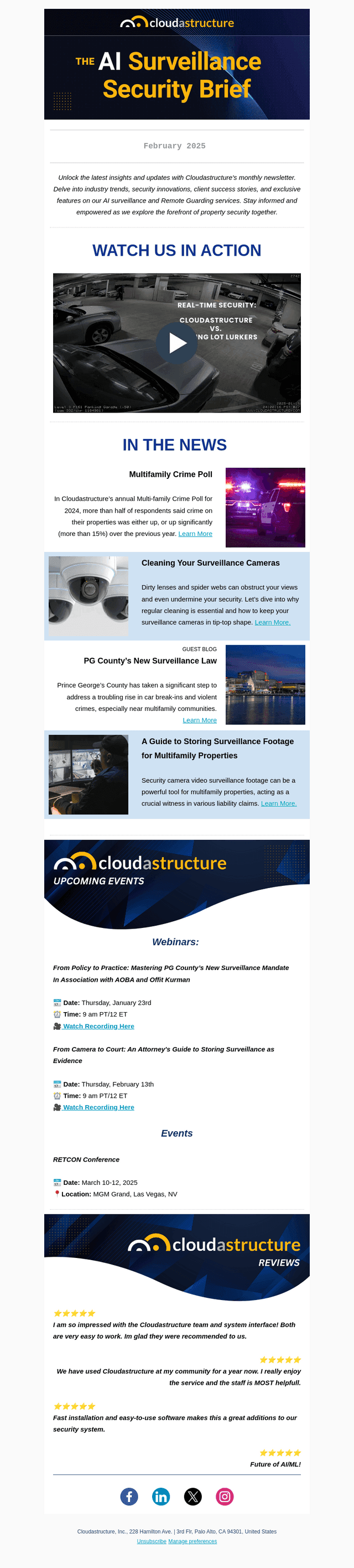 Cloudastructure Monthly Newsletter