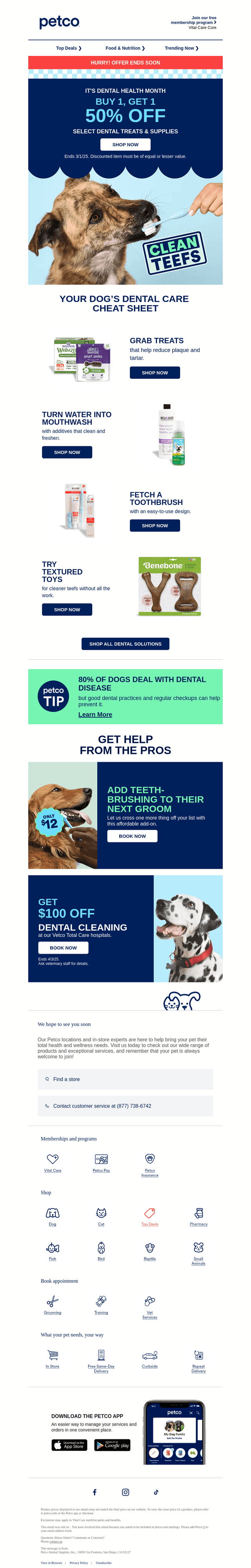 ⏳ HURRY! Only a few days left to save 🐶 🦷