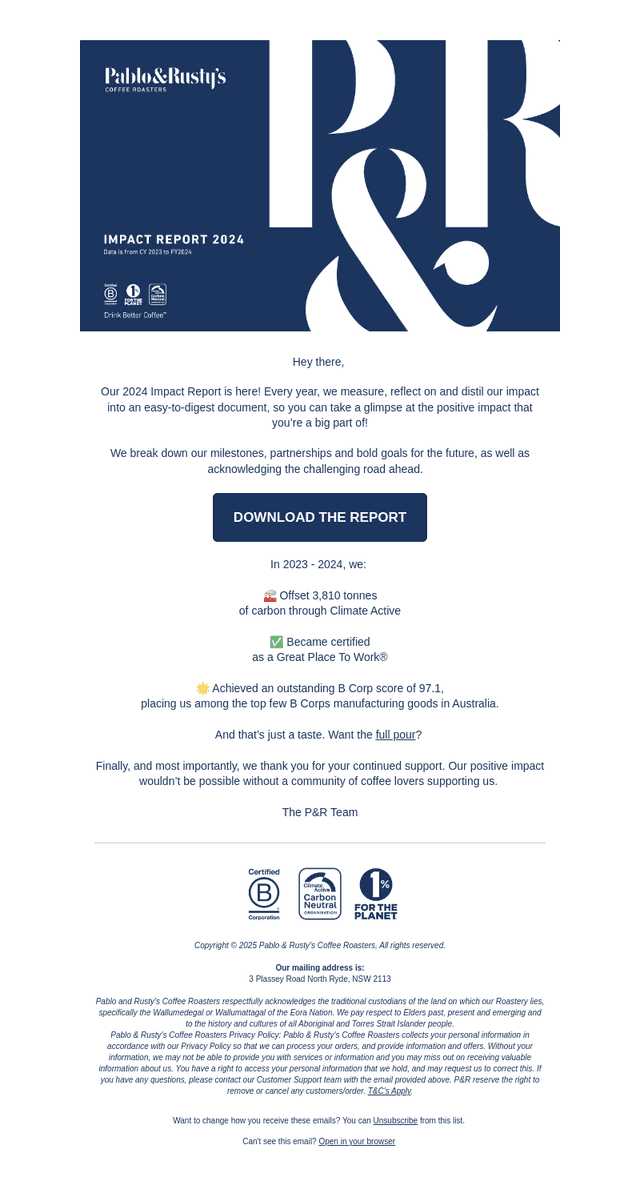Our 2024 Impact Report is here 🌍