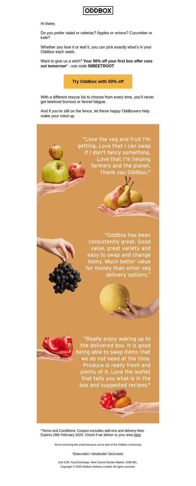 Apples or onions? Plums or pineapple?