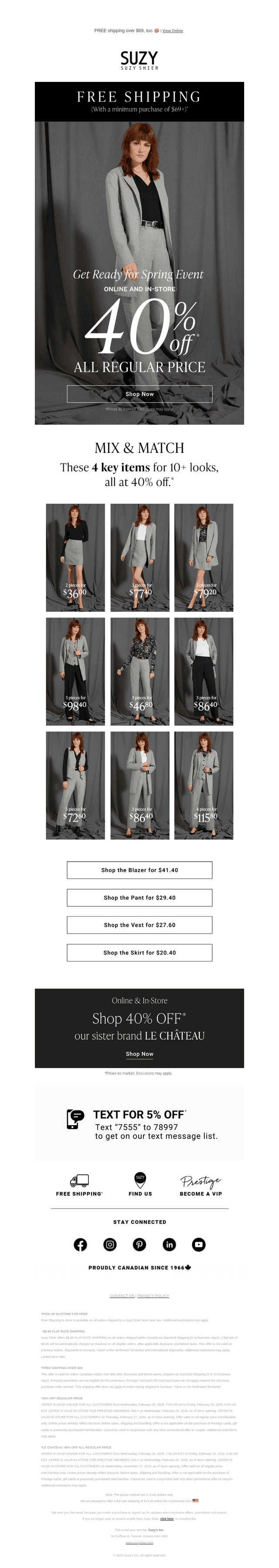 40% off our spring event isn't over (yet)...