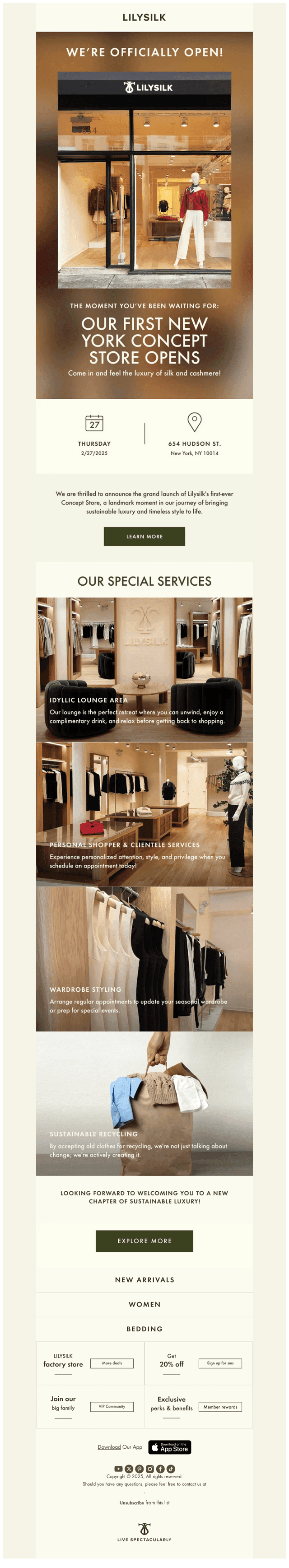 Our New York Concept Store Opens!