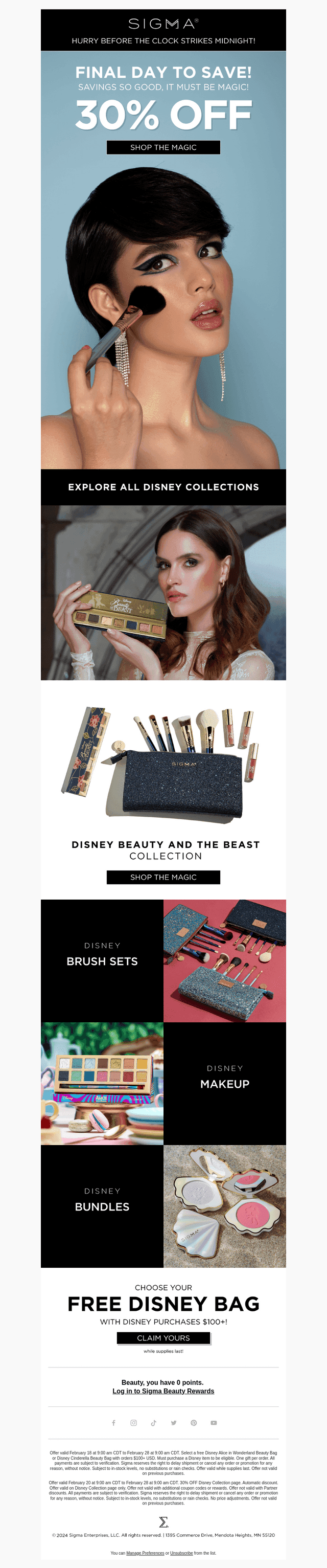 FINAL HOURS! Save 30% on ALL Disney Collections ✨