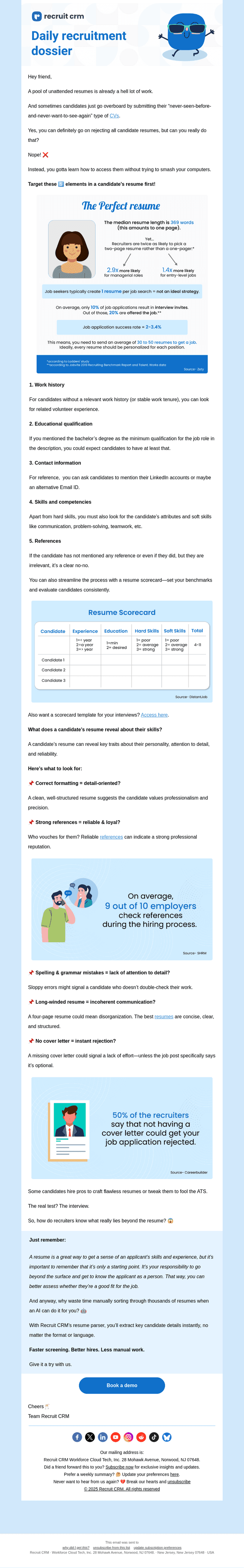 Recruit CRM email from Thu, Feb 27, 2025