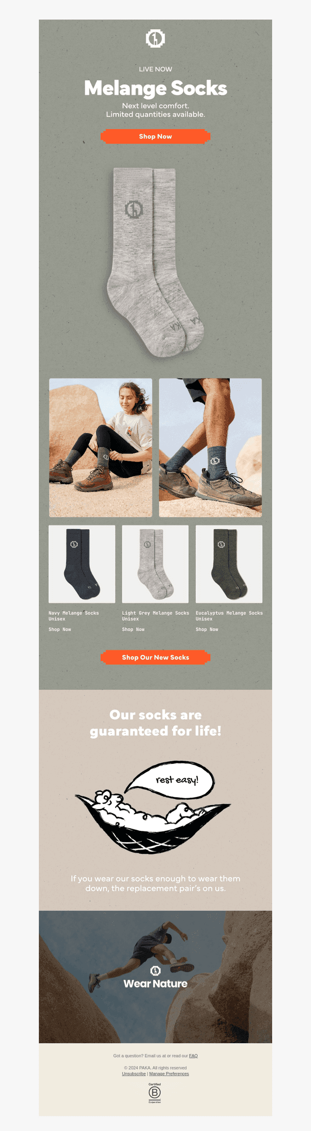 Live Now: New Melange Socks.