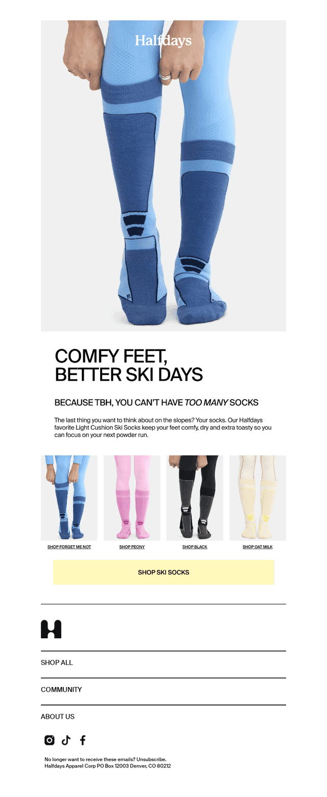 Comfy feet 🤝 better ski days