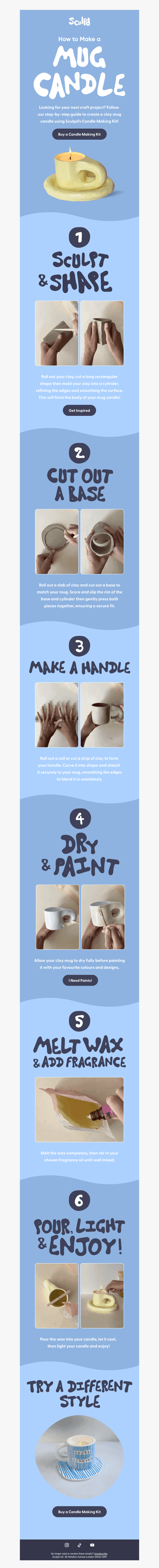 How to Make a Mug Candle ✨