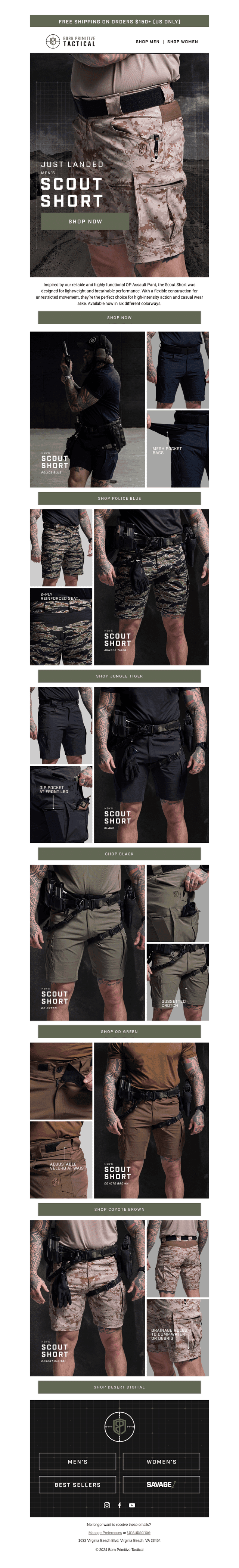 NEW ARRIVAL: MEN'S SCOUT SHORT