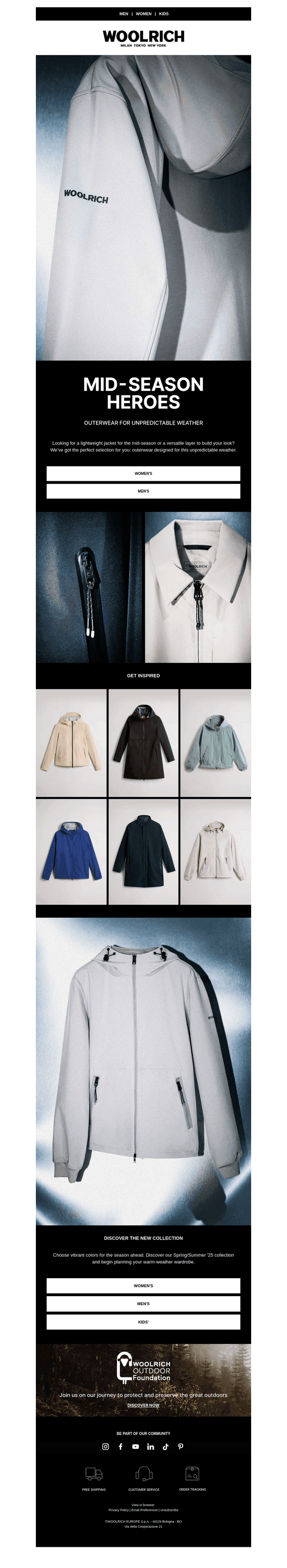 Mid-season heroes: lightweight jackets