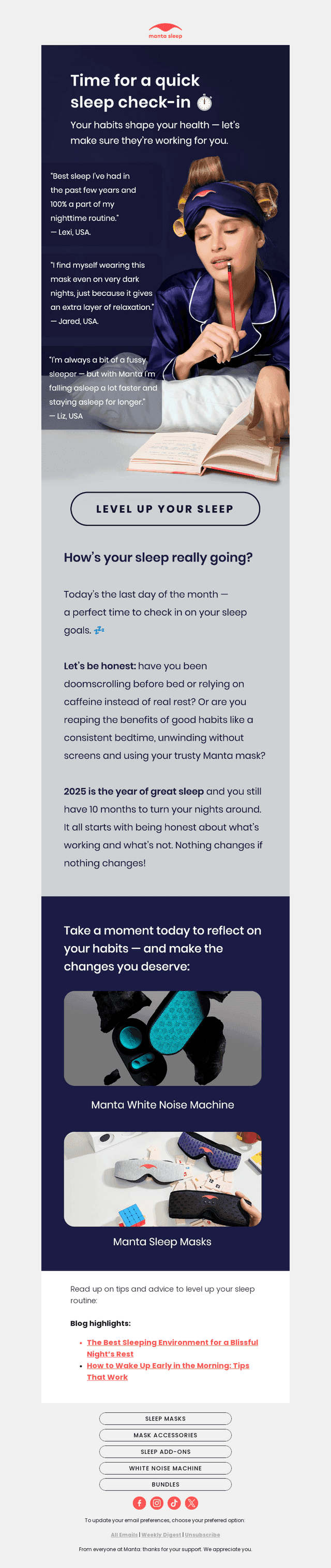Quick check: how’s your sleep?