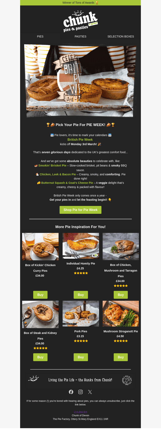 Need Pies For British Pie Week?!