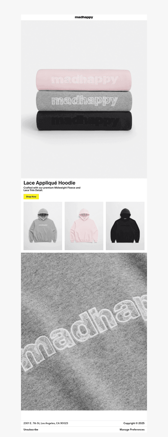 Introducing Our Lace Hoodie