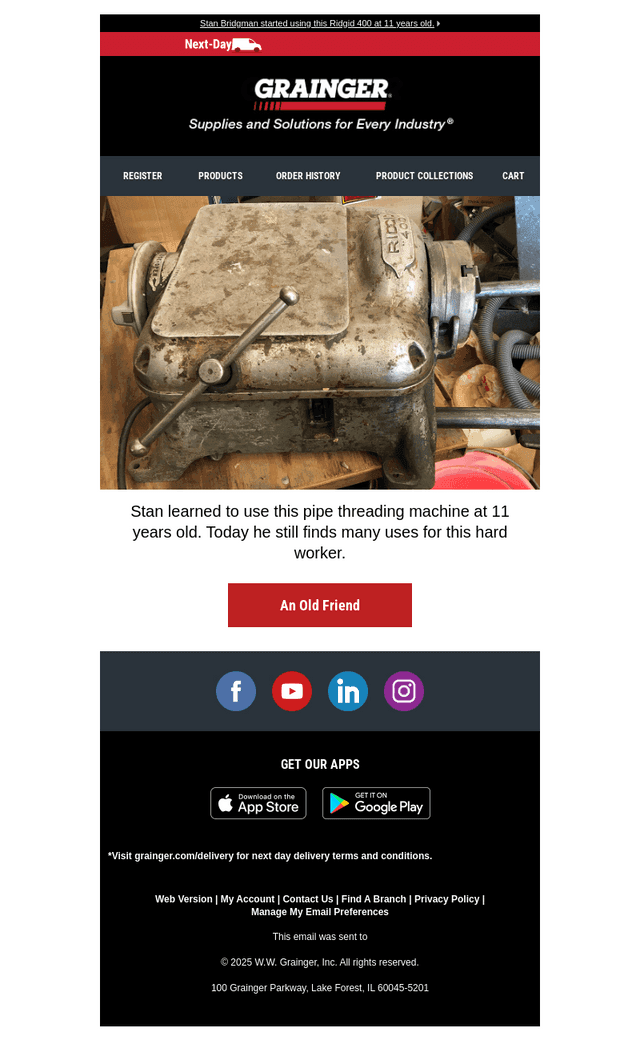A Threader Built to Last: 73 Years and Counting