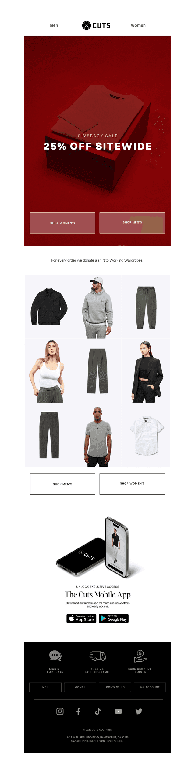 25% OFF SITEWIDE IS LIVE